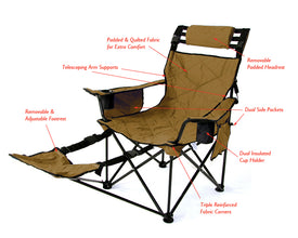 MR. BIG TRAVEL CHAIR - Go-Anywhere Lounge Chair Supports 800 lbs