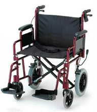 22" Seat Bariatric - Lightweight Aluminum Transport Wheelchair with Swing A